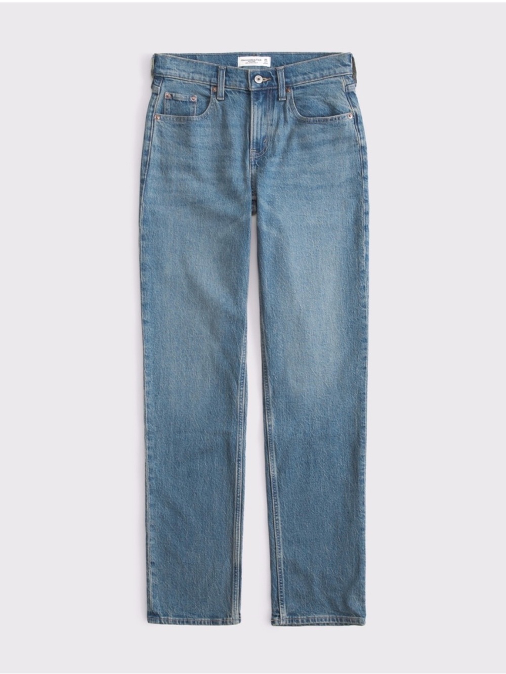 Abercrombie Straight Leg Mid Rise Jeans